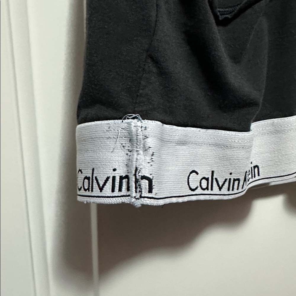 Calvin Klein Black Racerback Sports Bra - Picture 5 of 7